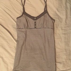 Junior Girl’s Large Mock Button-Up Tank Top